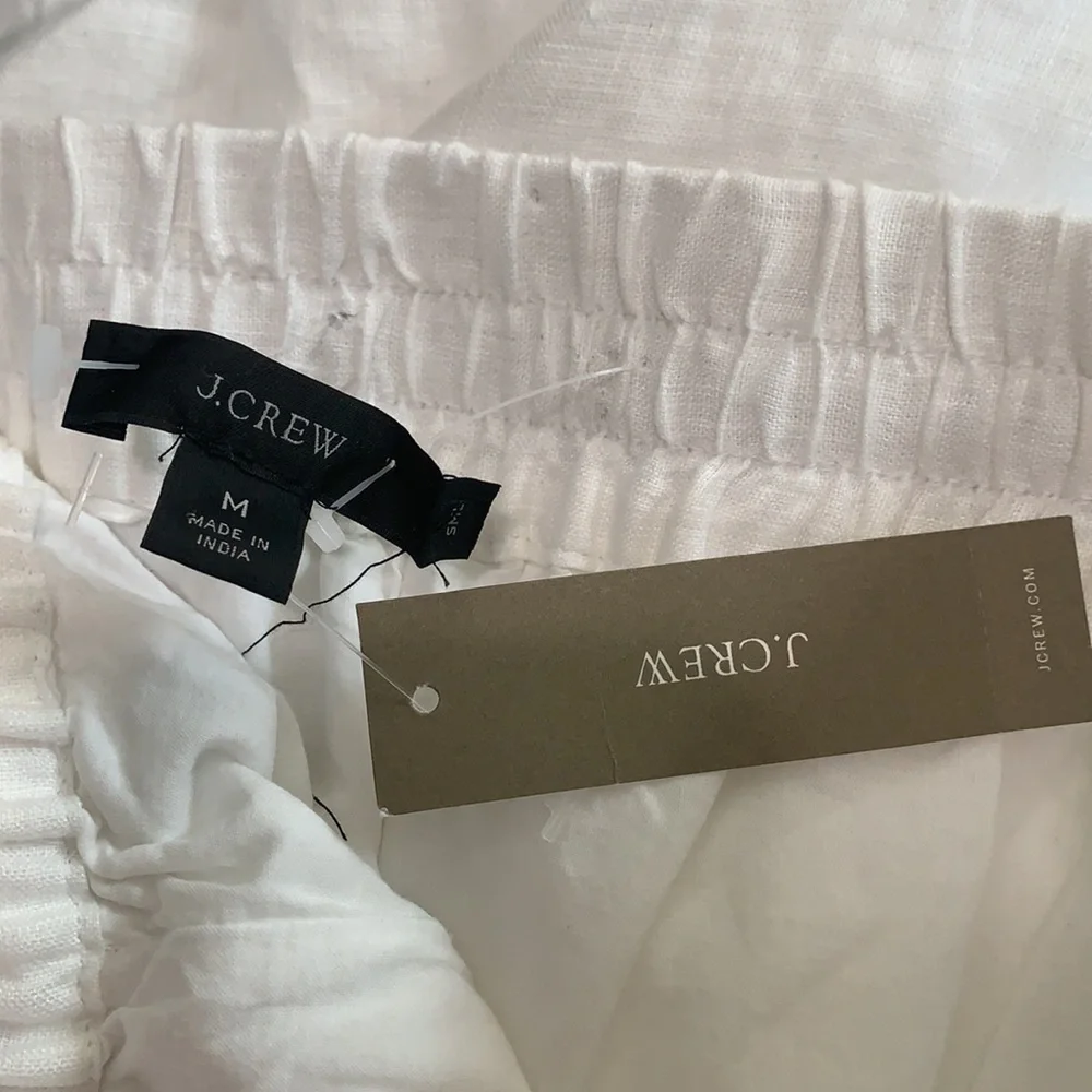 J Crew NWT white wide leg slacks - Picture 8 of 10